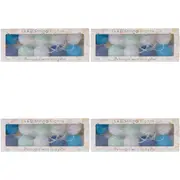 4x LVD LED 2m String 10 Lights Blues Home/Nursery Decor Children/Baby Blue