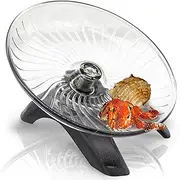 Hermit Crab Exercise Wheel - Silent Running Wheel for Crab Tank Accessories - Small Animal Wheel for Hamster Gerbils Hedgehogs