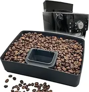 Coffee Bean Container Extension Compatible with DeLonghi Magnifica S ECAM, up to 600 g Bean Container, Coffee Bean Attachment, Accessories for Coffee Machine