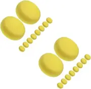 2sets Round Sponge Brushes for Painting DIY Craft Drawing Tools Watercolor Sponges Design Easy to Clean 10pcs*2