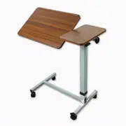 Overbed Table Adjustable Height Laptop Desk Mobile Computer Table Stand Mobility