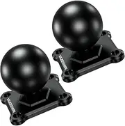 1.5" Ball Mount with Square Base Fit for RAM Mounts C Size Double Socket Arm (VZW-B15-2PCS)