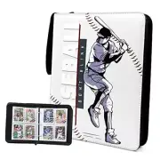 400 Pockets Card Binder, 4-Pocket Card Collections Trading 400 Cards Baseball