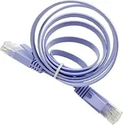 1pc Gigabit Flat Network Cable LAN Cable Cat6 High Internet Cable Cat6 Internet Network Cable Routers C Cable Router Supplies Ethernet Patch Cable Modem Lavender Oxygen- Copper