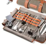 Compact 22-Pc Portable Bartender Kit with Unbreakable Tools for Adventures