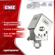 GME Brand Stainless Steel Fold-Down Antenna Mounting Bracket - MB042