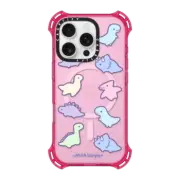 iPhone 16 Pro Bounce Case MagSafe Compatible Dinosaurs by Milkkoyo