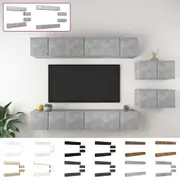 4/6/8x TV Cabinets Engineered Wood TV Stand Unit Multi Colours/Sizes vidaXL