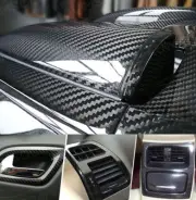 Car Carbon Fiber Vinyl Film Sticker Door Sill Scuff Anti Scratch Tape Protection (for: Volvo)