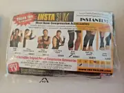 Insta Slim Compression Knee Sleeve Black Small 14-15 inches NEW!!! Ships Fast!!!
