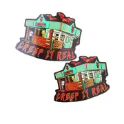 Dutch Bros Halloween Stickers "Creep it Real" Spooky Skeleton Ghost Spider *