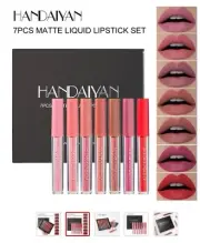 7PC Matte Long-lasting Lip Gloss Liquid Lip stick Makeup Lipstick Assorted SET