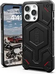 UAG Monarch Pro Kevlar Case with Magsafe for iPhone 15 Pro Max, Black