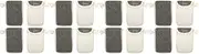 Baluue 4sets Bar Soap Savers Pouch Soap Bag Holder Shower Skin Care Accessory 4pcs*4