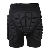 Padded Shorts - Padded Protective Shorts Hip | Padded Shorts | Protective Gear Guard | Pad for Ski | Ice Skating, Snowboard | Skateboard | Hip Butt Tailbone Protection for Men and Women