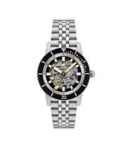 Zodiac Compression Diver Automatic Skeleton Dial Stainless Steel Watch ZO9319