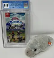 CGC Graded Pokemon Legends: Arceus NEW Nintendo Switch (1018389006, 9.9 A++)