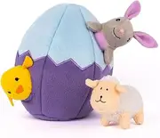 ZippyPaws Zippy Burrow Easter Egg and Friends 19x15x15cm