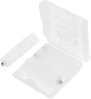SEWACC 4pcs Battery Converter Adapter AAA to Battery Holder with Storage Box Easy to Use Neat Organization for Remote Controls Flashlights
