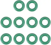 XYWHPGV Fluorine Rubber O-Rings, 8mm OD 4mm ID 2mm Width FKM Seal Gasket for Vehicle Machinery Plumbing, Green, Pack of 10(768d7 deca7 596d5 a008c 62df3 6c00f