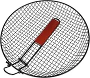 Grilling Basket with Ergonomic Handle Capacity Grill Accessory for Outdoor Cooking Frying Multi Functional Use for Vegetables Meats