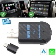 Wireless CarPlay Adapter Android Auto Car Auto Navigation Player USB Dongle 2in1