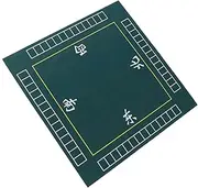 CHICAMPERA 1Pc Green Mahjong Table Cover Mat Slip Paigow Gaming Tabletop Cushion Noise Reduction Game Mat for Board Games Dominoes Poker