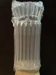INFLATABLE AIR COLUMN BUBBLE PACK WRAP BAG FOR WINE BOTTLEX100 WITH PUMP