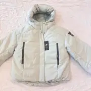Adidas MYSHELTER COLD.RDY Jacket Puffer Wonder Silver Women Size Medium New 350$