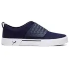 PUMA El Rey Ii Logomania Slip On Mens Blue Sneakers Casual Shoes 38729501