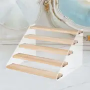 Action Figures Display Stand Wooden Display Riser for Figurines Perfumes