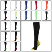 Women Men Compression Nylon Sport Sock Ankle Support Running Football Calf Sock.