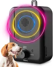 Anti Barking Device, Dog Bark Deterrent Devices with 50ft Rechargeable Ultrasonic Dog Barking Control Devices, 3 Modes Dog Barking Silencer for Almost Dogs Indoor Outdoor Safe for Dogs & People