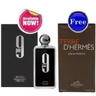 9pm Afnan Perfume Spray 3.4 Oz EDP For Men New In Box Free Terre Dhermes 100ml