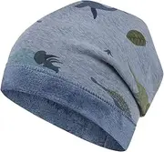 [Maja] Boys Winter Hat or Winter Set Beanie Tube Scarf Dinosaur, Blue, 50-52