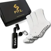 3 Pack Grip Socks Gift Box FREE Boot Brush
