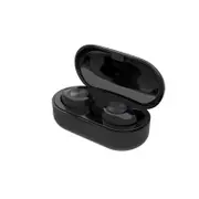 TW60 Bluetooth Headset Wireless Earbud Touch Bluetooth Sports Headphone Wireless Bluetooth Headset with Charging Box-BLACK