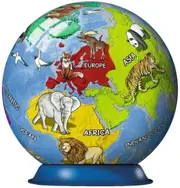 Children's Globe Jigsaw Puzzleball, 72 Piece