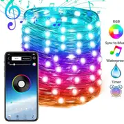 Fairy String Lights 5m 50LED Color Changing APP Control Light for Bedroom Party Christmas Decoration