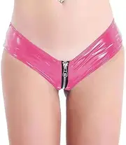 [GRRKDFQ] Women's Lingerie Sets Zipper Crotch Shorts Underwear