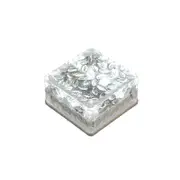 Solar Lights Outdoor, Garden Decoration Outdoor Solar Brick Lights Landscape Pathway Light, 4x4in, Patio Paver, 2 Pack