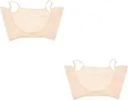 LALAFINA 2pcs Underarm Sweat Pads Short Shirt Love Heart Plasters Armpit Sweat Vest Gym Shirts Ladies Sweat Vest Women Sweat Vest Light and Thin Polyester (polyester) Suspenders Girl