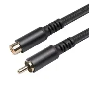 1X(RCA Extension Cable RCA Audio Video Cable RCA Male To Female Cord for4684