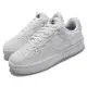 Nike 休閒鞋 Air Force 1 Fontanka 女鞋 React緩震 皮革拼接 穿搭 反光 白 DQ5021-100 [ACS 跨運動]