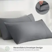 GOKOTTA Envelope Pillow Cases Queen Size 2 Pack, 100% Rayon Made from Bamboo