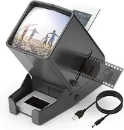 [DIGITNOW] 35mm Slide and Film Viewer, 3X Magnification LED Lighted Illuminated Viewing,USB Powered/Battery Operation-for 35mm Slide Negatives