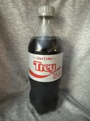 Share a Coke with Trey 2025 Personalized Gift Coca~Cola Bottle 20oz Diet