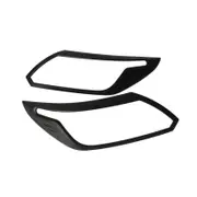 Head Light Lamp Cover Trim Surroundings Black for Nissan Navara NP300 D23 MY 2020-2021
