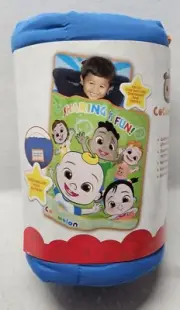 CoComelon "Sharing Is Fun" Toddler Nap Mat, JJ, Cody, and Friends, Blue/New