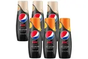 SodaStream Pepsi Max Vanilla + Mango Assorted 6 Pack Syrup Soda Mix Variety 440mL